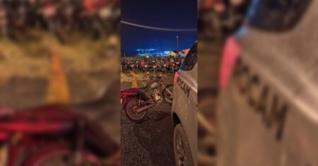 Rocam apreende motocicleta irregular após passageiro sem capacete cair do veículo