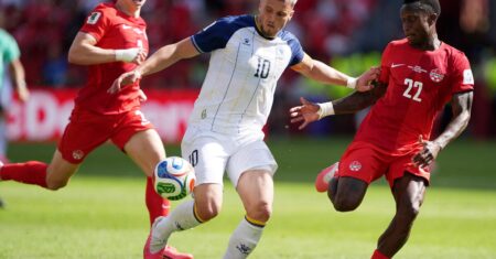 Canadá e Bósnia empatam em 1 a 1 no segundo dia da Copa 2026