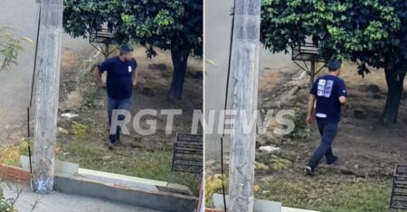 Vídeo mostra motociclista abandonando filhote de cachorro em bairro de Rondonópolis