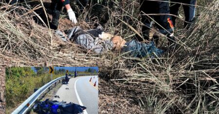 Motociclista morre após perder controle da moto e cair em ribanceira na estrada de Chapada