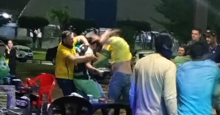 Vídeos mostram vereador trocando socos durante confusão em bar