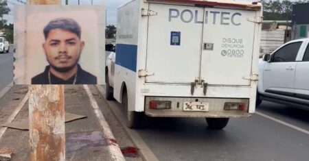 Jovem motociclista morre após bater contra poste na Avenida Fernando Corrêa, em Cuiabá