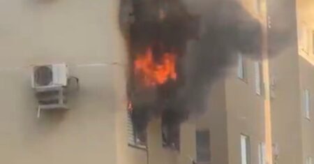 Incêndio destrói apartamento em residencial de Várzea Grande e mobiliza moradores