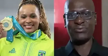 Pai da medalhista olímpica Rebeca Andrade morre aos 56 anos