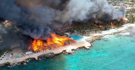 Incêndio destrói resort no Caribe e mata uma turista | RepórterMT