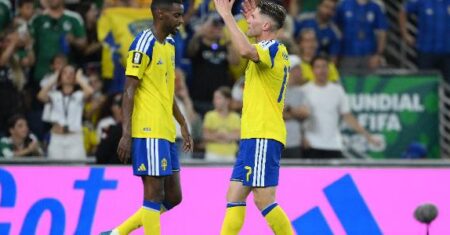 Copa do Mundo: Suécia amassa Tunísia com gols de ‘quase rival’ e de dupla do bilhão