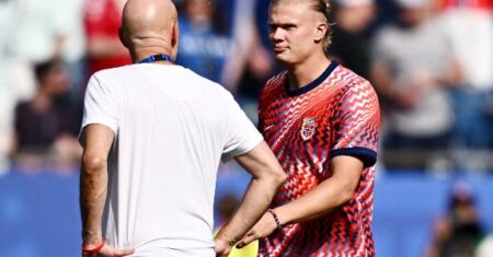 Copa: técnico da Noruega explica Haaland reserva e não pensa no Brasil