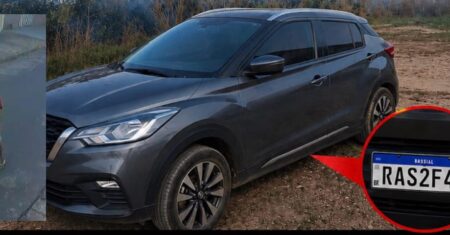 Vídeo ajuda polícia a identificar suspeito após assalto a mão armada e roubo Nissan Kicks no Centro de Cuiabá