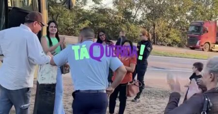 Motorista evita tragédia após ônibus perder os freios durante viagem entre Rondonópolis e Cuiabá; vídeo mostra passageiros aplaudindo