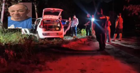 Idoso desaparecido é achado morto dentro de veículo perto da Ponte de Ferro
