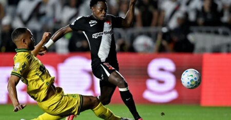 Brasileirão: com golaço, Vasco busca empate com Mirassol, mas segue no Z4