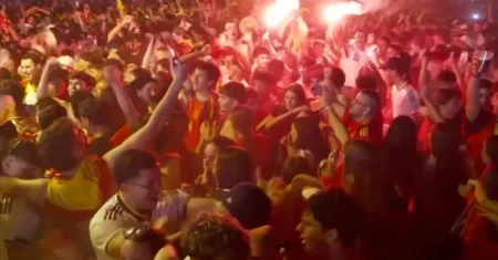 Adolescente morre na Espanha durante comemoração de título da Copa do Mundo