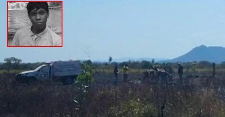 Jovem é brutalmente assassinado e tem o corpo queimado com pneus após sair pra beber em MT; vídeo