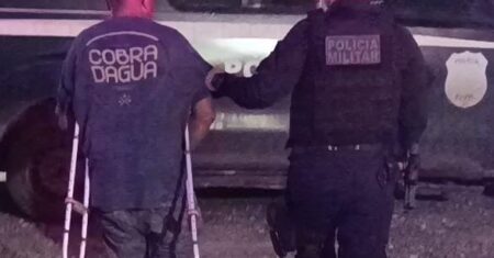 Idoso é preso após quebrar patrimônio público com muleta, desacatar servidores e causar tumulto na UPA Verdão, em Cuiabá