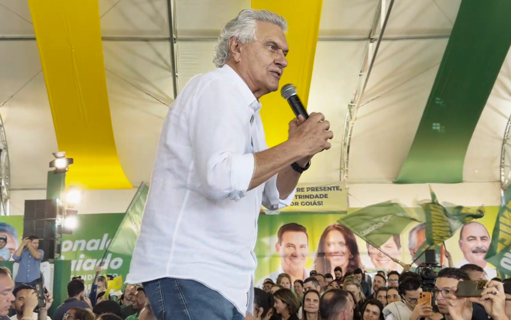 Caiado diz que, se eleito, vai classificar facções como terroristas