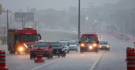 Inmet emite alerta de grande perigo para acumulados de chuva no RS