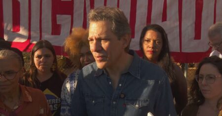 Haddad critica gestão Tarcísio e diz que São Paulo anda para trás