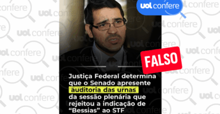 Justiça não pediu auditoria de urnas do Senado após rejeição a Messias