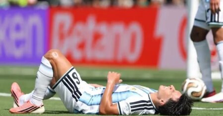 Destaque da Argentina se machuca e é substituído na final da Copa do Mundo