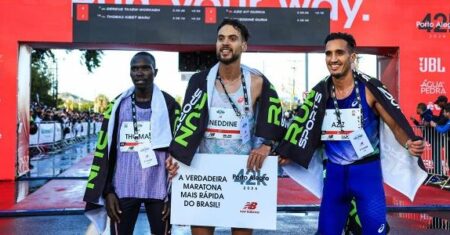 Em maratona com Kipchoge, atleta faz a prova mais rápida em solo brasileiro