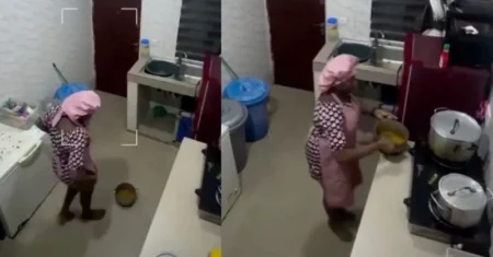 Mulher instala câmera na cozinha e flagra empregada fazendo “simpatia” para roubar o seu marido