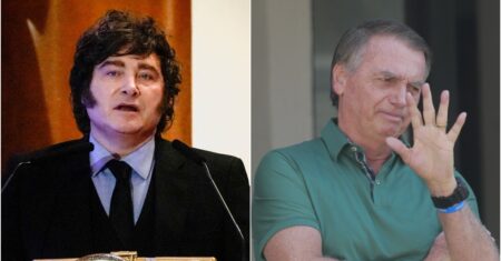 Moraes nega visita de Milei a Bolsonaro na prisão domiciliar