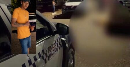 Faccionados encapuzados executam rival do CV com diversos tiros no meio da rua em MT; vídeo