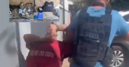 PC estoura paiol do CV que abasteceria homicídios e prende suspeito em Rondonópolis; vídeo
