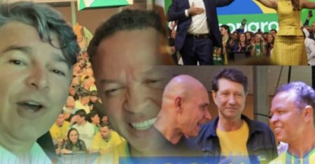 Cláudio, Medeiros e Odílio marcam presença em convenção que oficializou Flávio Bolsonaro e reforçam protagonismo de MT no PL