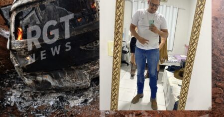 Corpo carbonizado encontrado em veículo pode ser de motorista de aplicativo em Rondonópolis