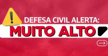 Defesa Civil reforça alerta para temporais e inundações de rios no RS