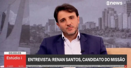g1 e GloboNews entrevistam Renan Santos nesta quarta-feira (5)