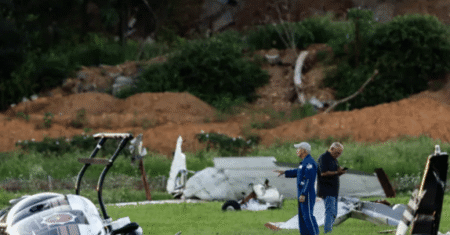 Piloto morre após avião bater em helicóptero da polícia durante voo nos EUA