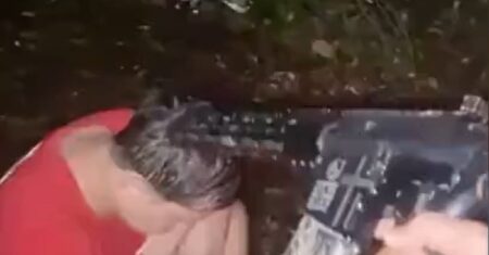 Vídeo mostra homem mandando beijo à líder de facção e sendo executado por faccionados; assista