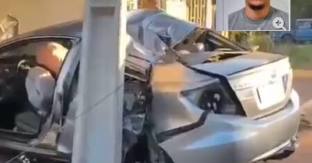 Motorista morre após perder controle de veículo e invadir residência em Várzea Grande