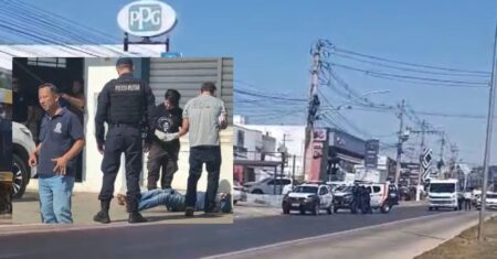 Vídeo registra confronto em tentativa de assalto que deixou dois mortos na Avenida da FEB