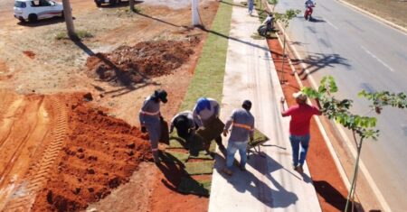 Serviços da Prefeitura pela cidade não param mesmo durante a Exposul