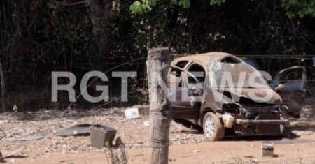 Casal capota veículo e acaba com várias fraturas no Hospital Regional de Rondonópolis