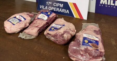 ‘Cansado’ da promessa de picanha, homem furta peças carne mais uma vez e acaba preso em Rondonópolis