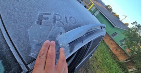 Após ciclone-bomba, frente fria baixa temperaturas e traz temporais ao país