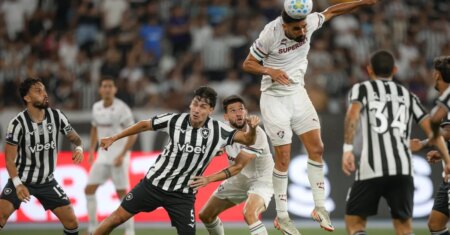 Brasileirão: Botafogo marca golaço, mas Fluminense busca empate em clássico