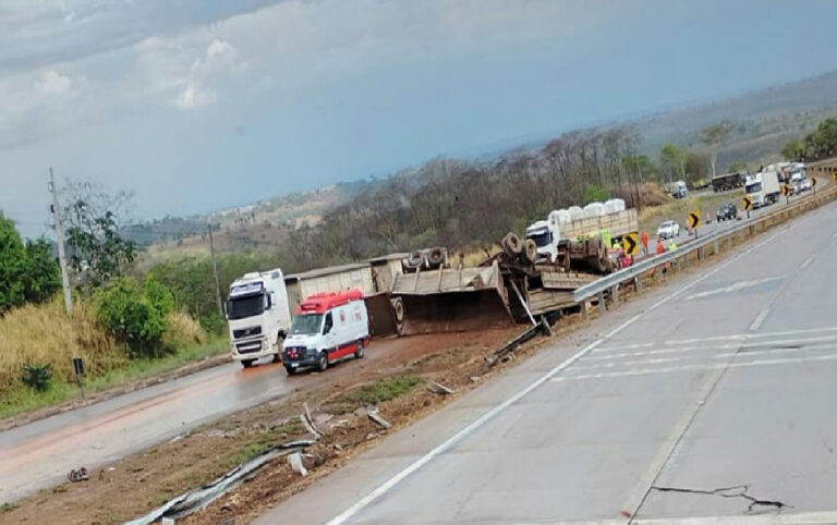 Acidente fatal na Br-364 em Jaciara mobiliza equipes de resgate