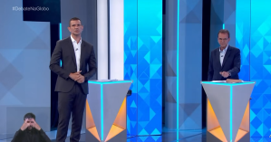 Debate no Rio coloca Eduardo Paes e Douglas Ruas em confronto direto