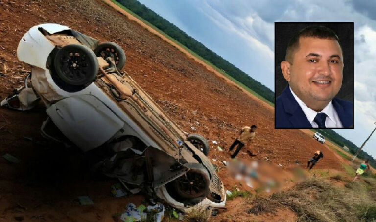 Acidente na Mt-109 mata vereador André Silva e duas jovens em Querência