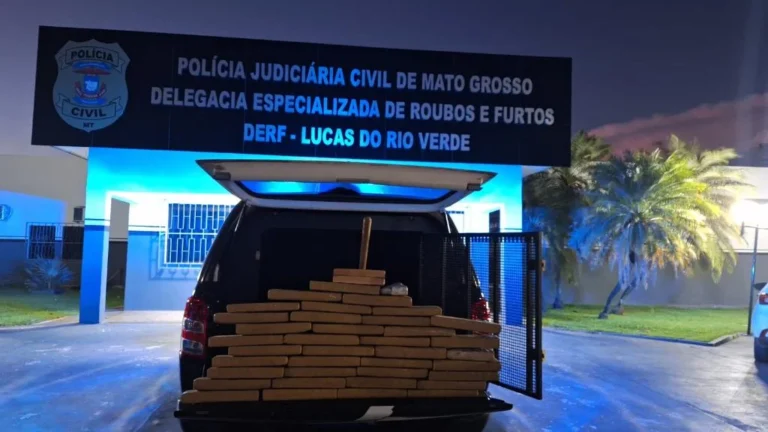 Apreensão de 40 kg de drogas em mata revela esquema de facção em Lucas do Rio Verde