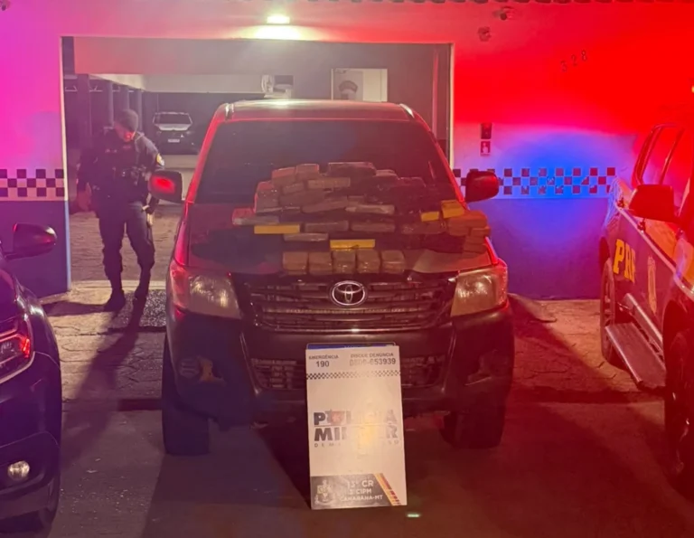 Apreensão de 43 kg de drogas em caminhonete mobiliza forças de segurança em Canarana