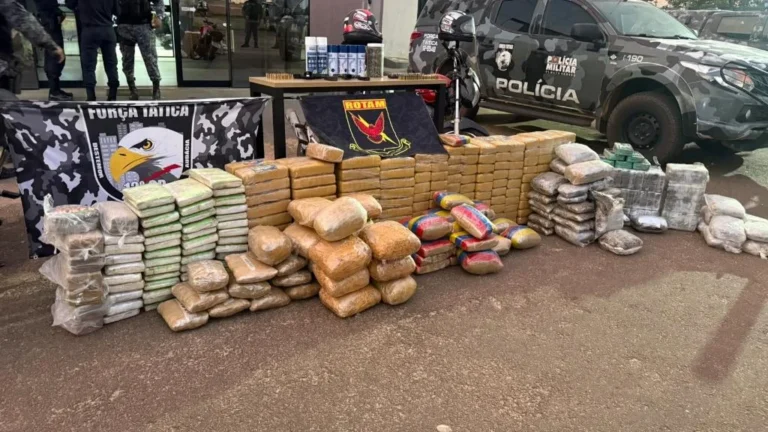 Apreensão recorde de drogas em Pontes e Lacerda gera prejuízo milionário