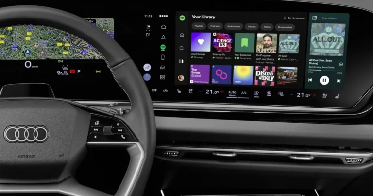Audi integra aplicativo nativo do Spotify em modelos da linha 2026