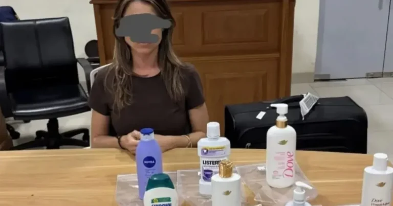 Brasileira é presa na Indonésia com cocaína líquida e enfrenta risco severo