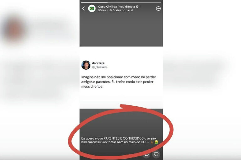 Casa Civil apaga publicação ofensiva contra bolsonaristas em canal oficial